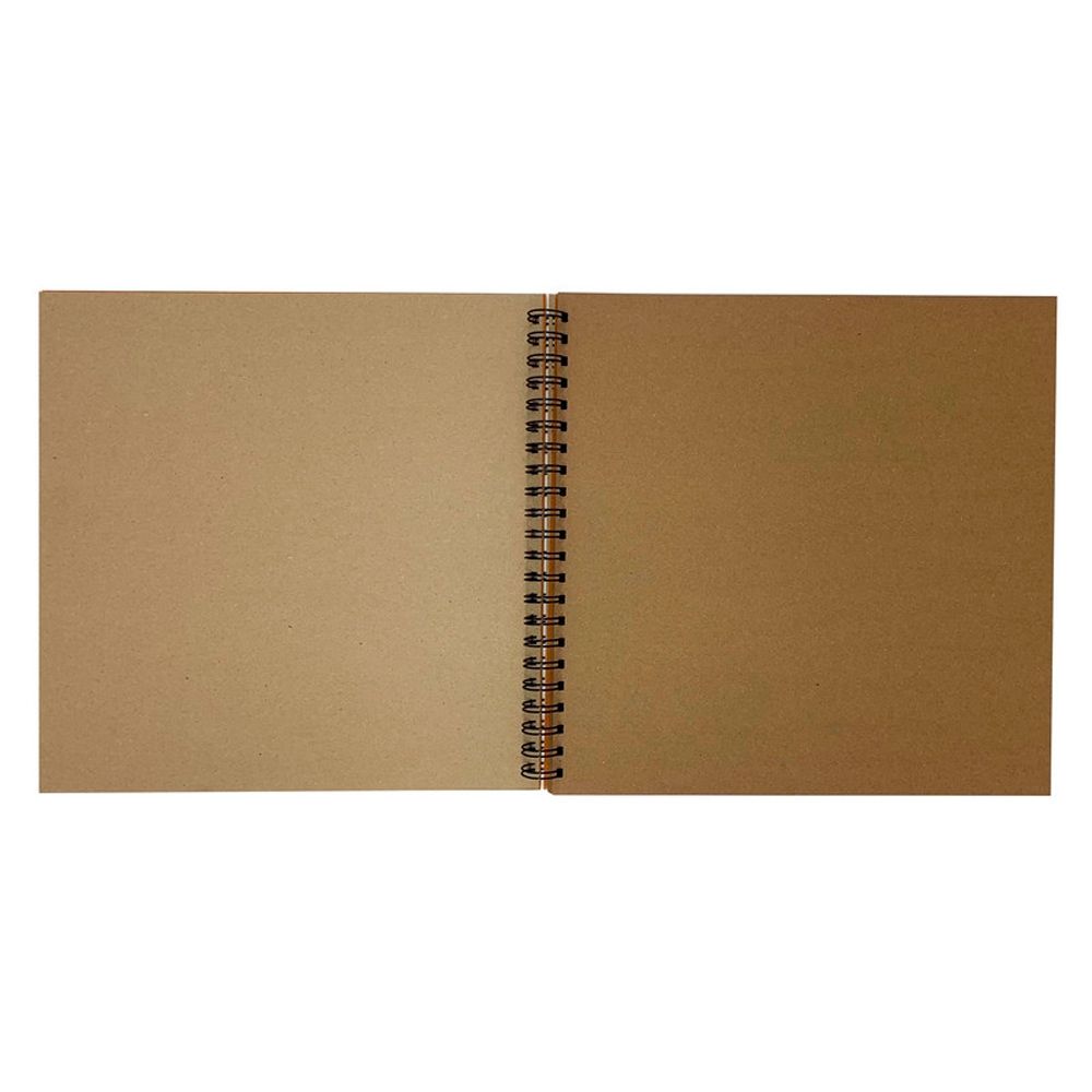 Скетчбук "Kraft", 29.5x29.5 см, 140 г/м2, 40 листов, оранжевый - 3