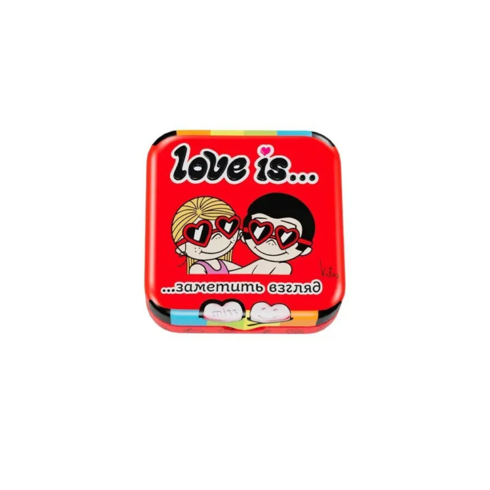 Драже "Love is...", клубника, 20 г