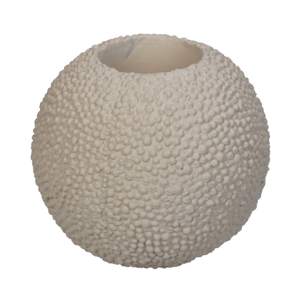 Подсвечник "Candle Holder Ivory", бетон, слоновая кость - 5