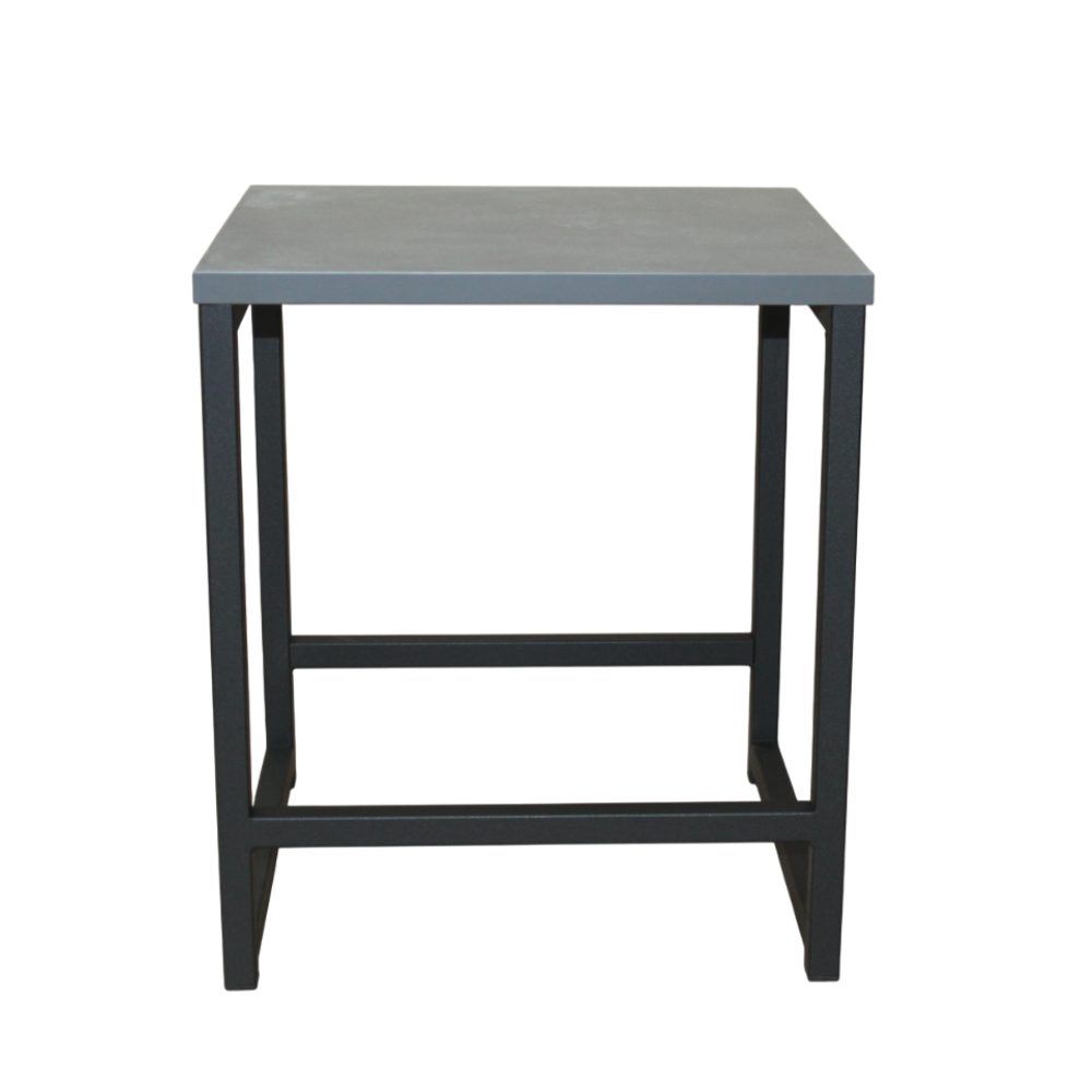 Табурет RION ALLERD, металл, ЛДСП, черный муар, Металл Бруклин - 2