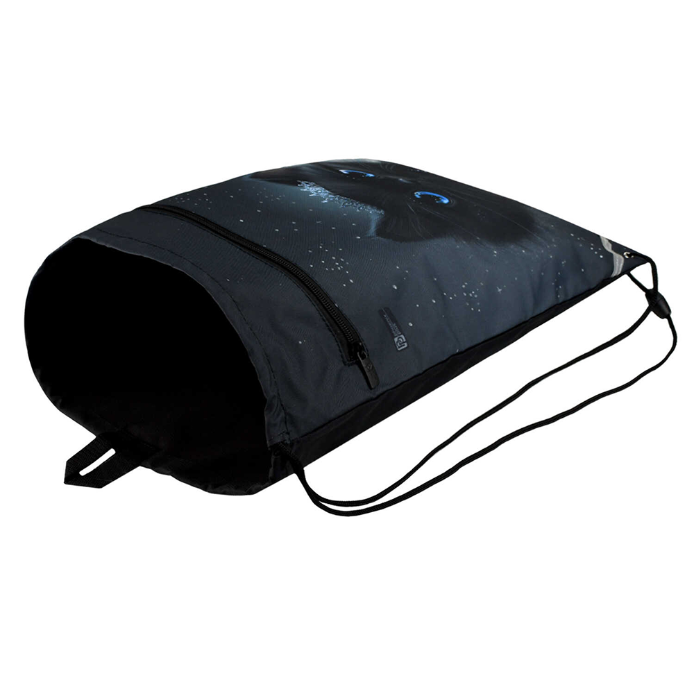 Мешок для обуви "Принцесса Луна", черный - 5