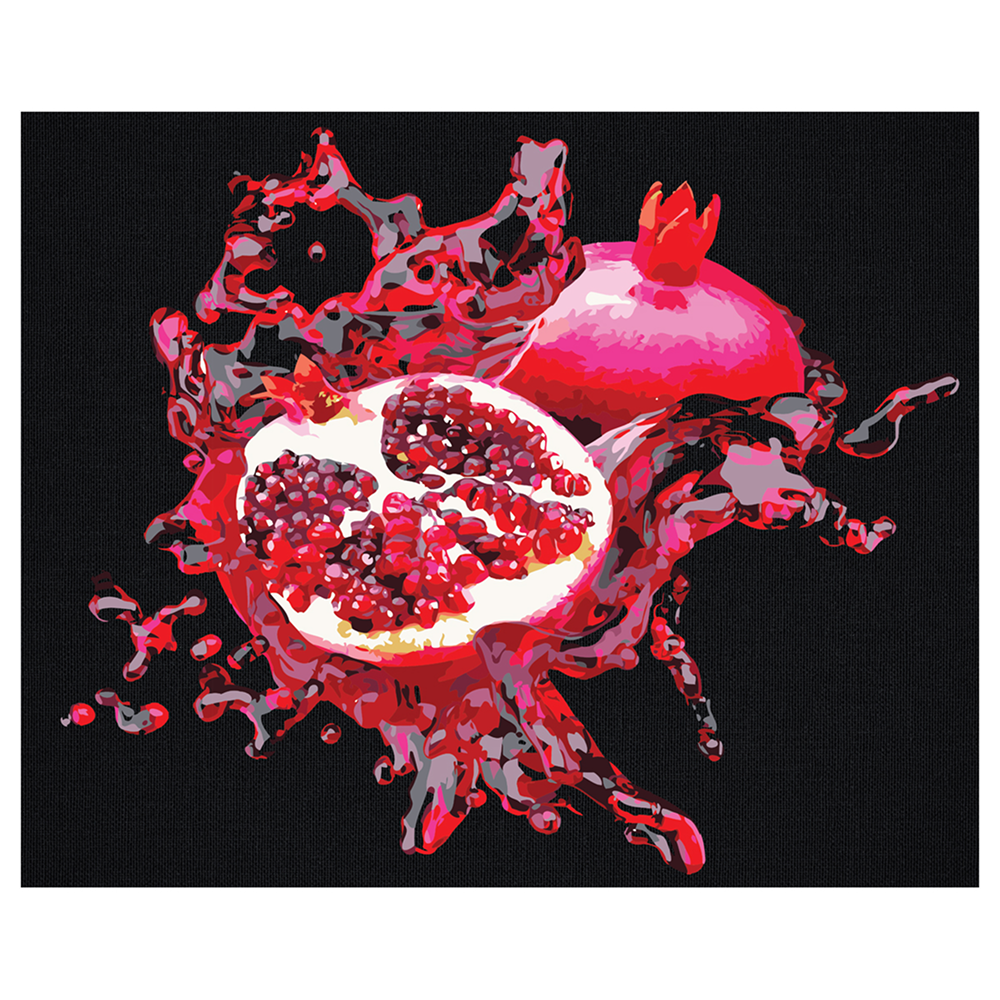 Картина по номерам "Сочный гранат"