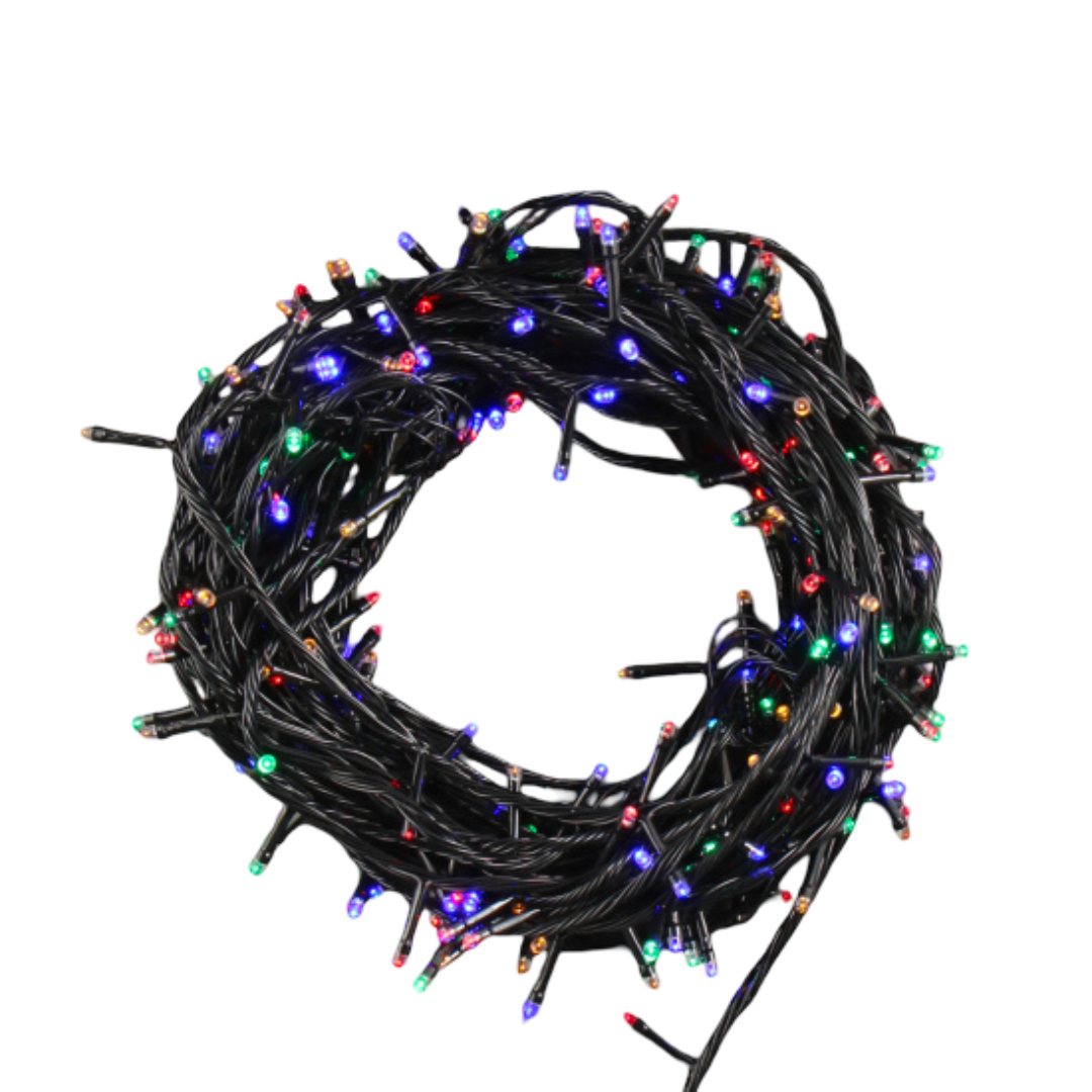 Гирлянда электрическая LED "Нить", 22 м, мультиколор