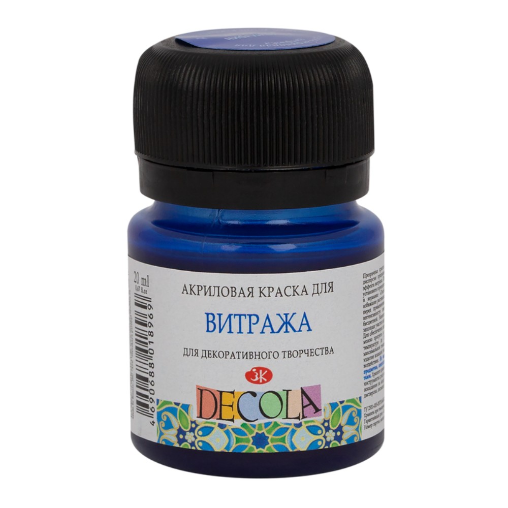 Краска акриловая для витража 