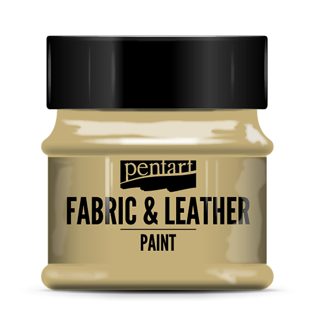 Краска для текстиля "Pentart Fabric & Leather paint", 50 мл, светло-коричневый