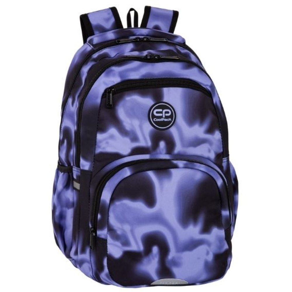 Рюкзак школьный "Lazuryt", голубой, черный