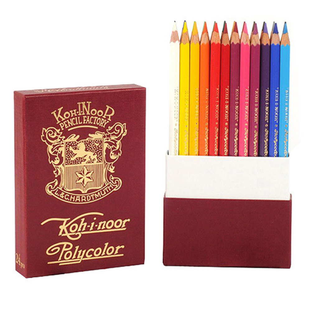 Карандаши цветные "Koh-i-noor Retro", 24 цвета