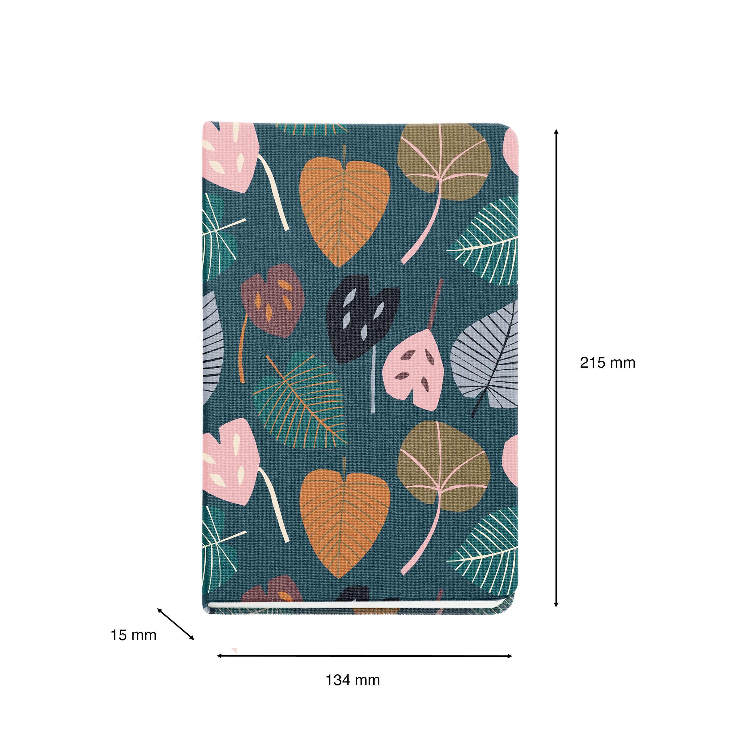 Блокнот Miquelrius "Autumn Leaves Green Leaves", 96 листов, в точку, зеленый - 4