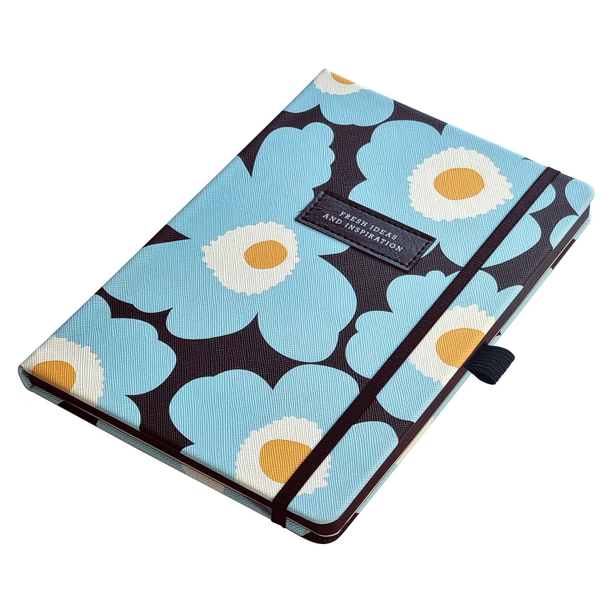 Ежедневник недатированный InFolio "Pear", A5, 192 страницы, линованный, голубой 