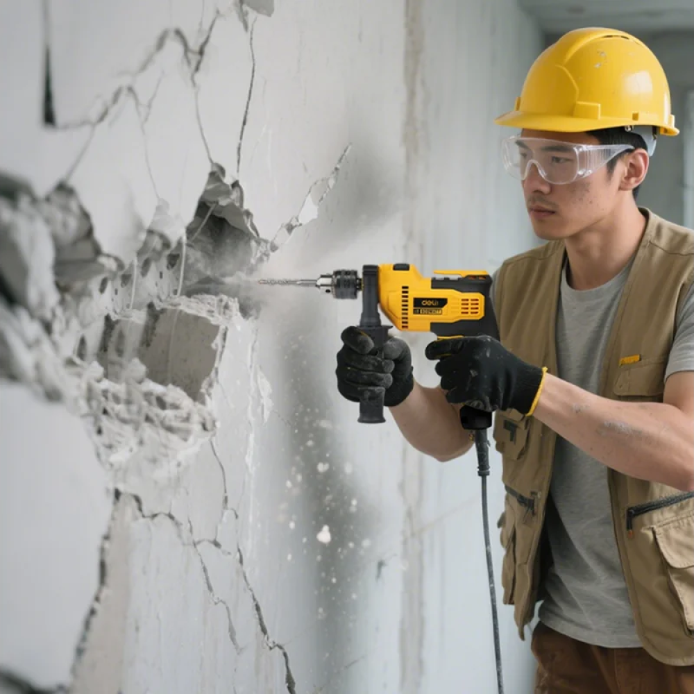 Бур по бетону Deli YS EDH-YCZ16016-E1, 16 x160 мм, X-Tip, SDS-PLUS - 10