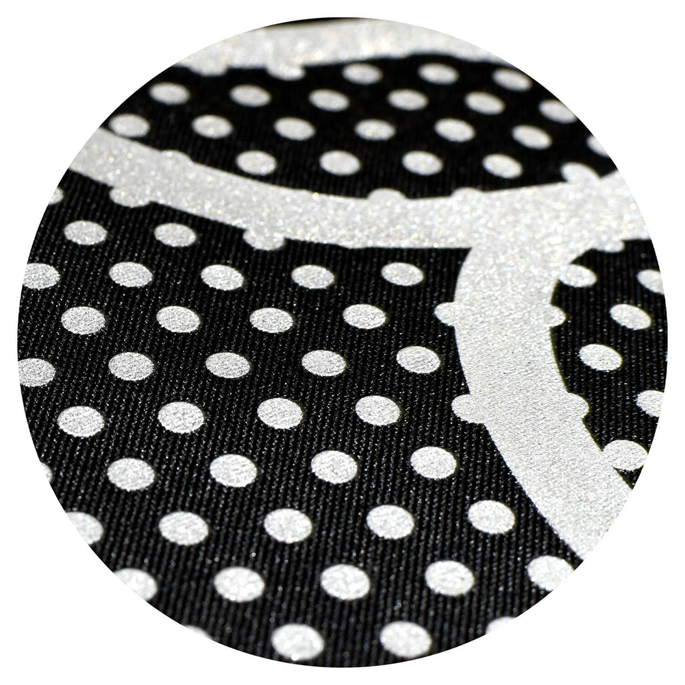 Мешок для обуви "Серебряный мишка", черный - 5