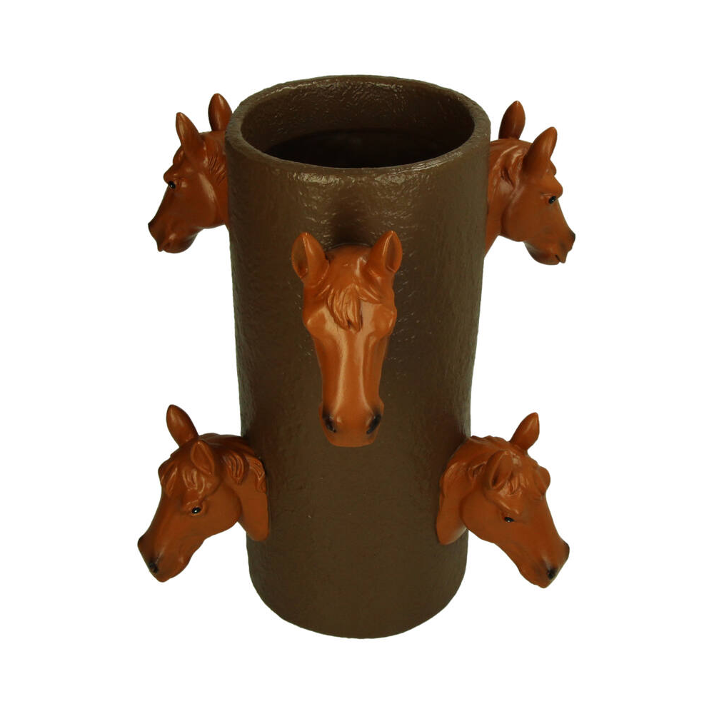Ваза "Horse", полирезина, коричневый