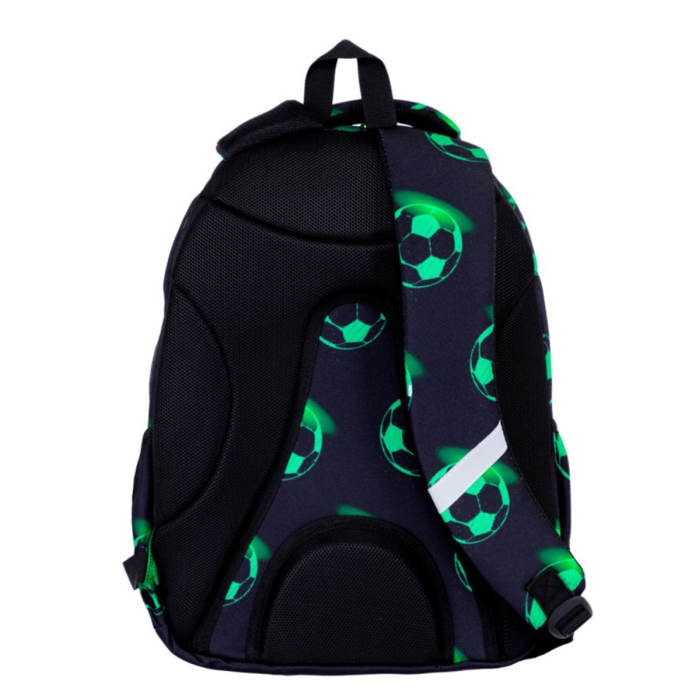 Рюкзак школьный Astra "Neo Football", черный, зеленый - 6