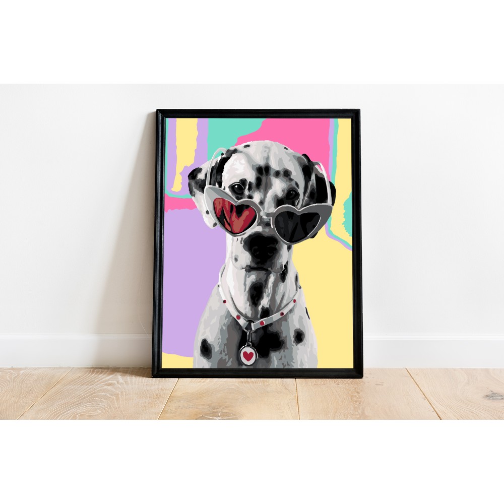 Картина по номерам "Далматинец" - 6