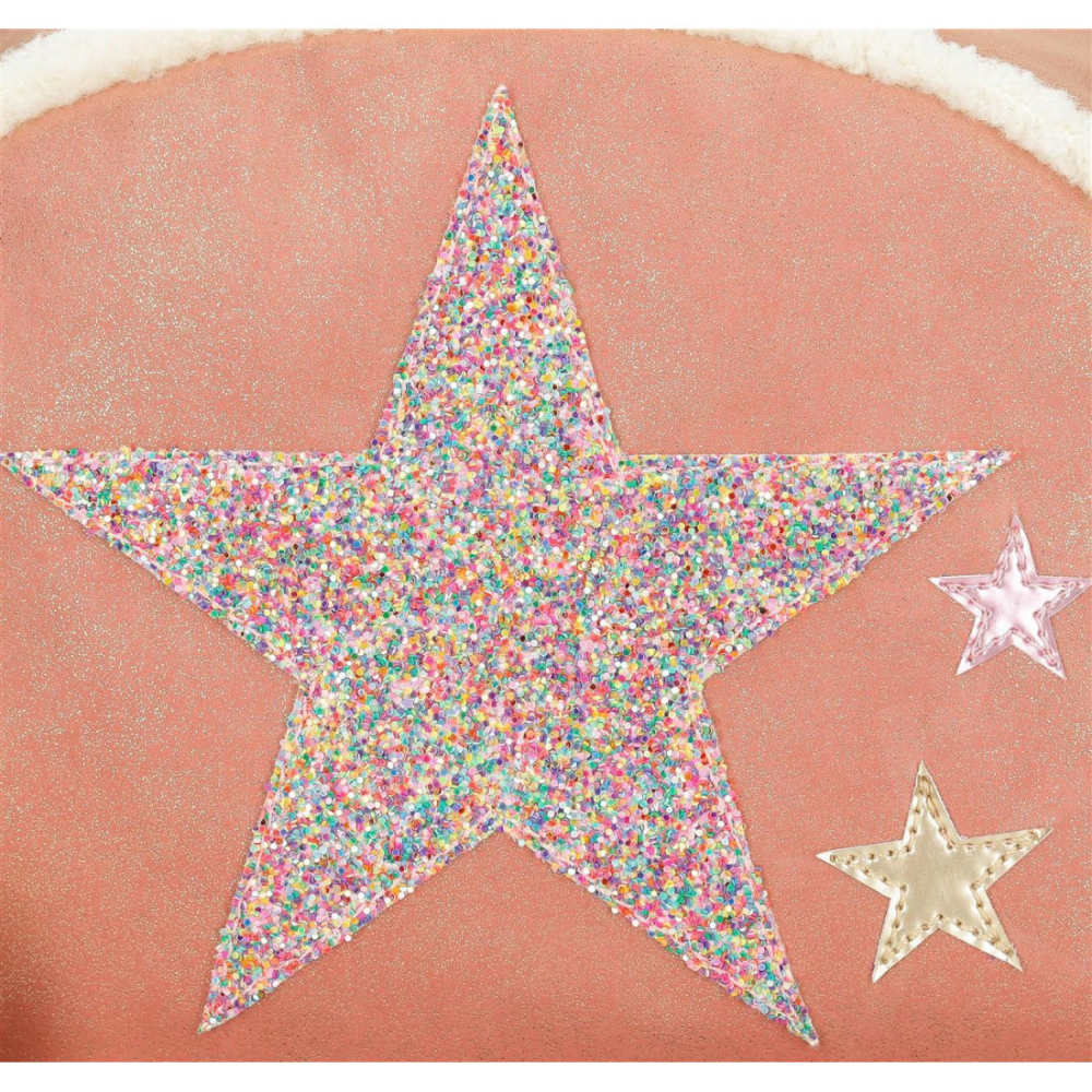 Рюкзак детский "Shine Stars", розовый, черный - 4