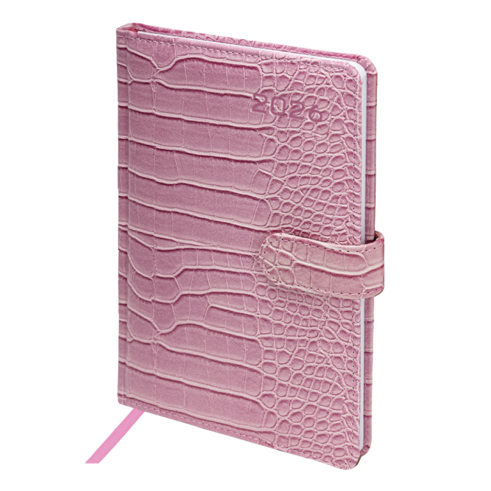 Еженедельник датированный "Party", на магните, коралловый, 2026