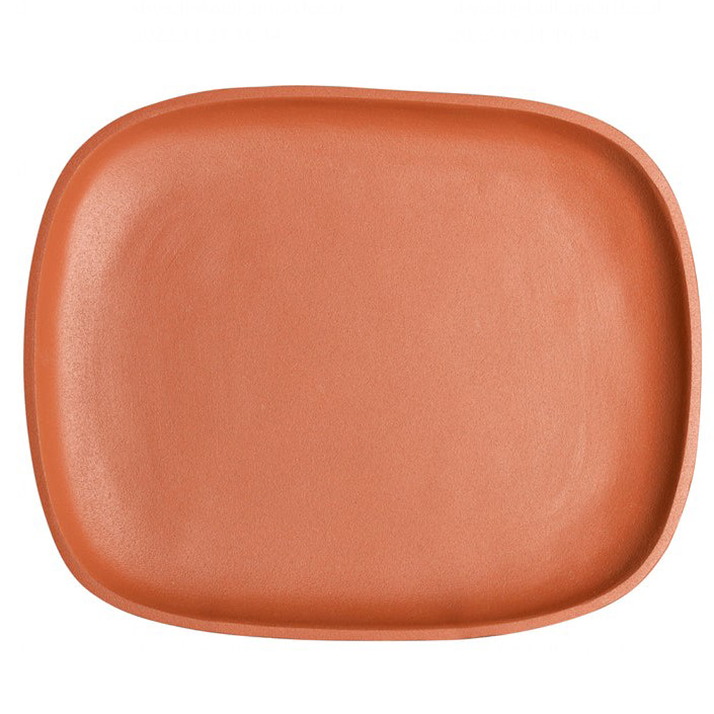 Тарелка декоративная "Camminata", металл, 22x26 см, терра