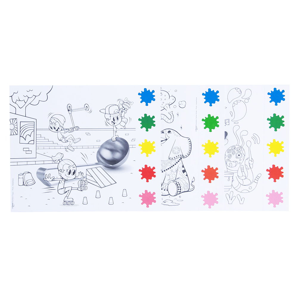 Набор для творчества Maped "Creative”, раскраска с кисточкой - 7