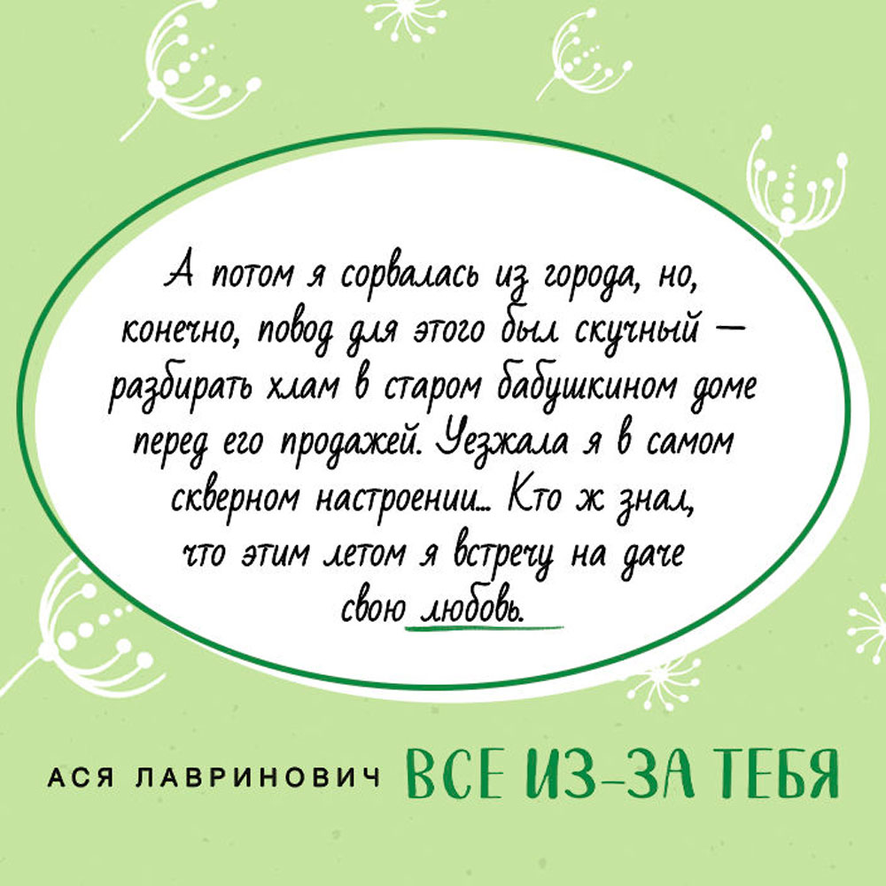 Книга "Все из-за тебя", Лавринович А. - 4