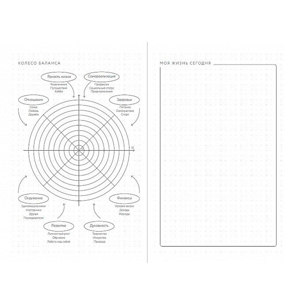 Ежедневник "Visual planner: Цели. Мечты. Достижения", А5, 288 страниц, розовый жемчуг - 8