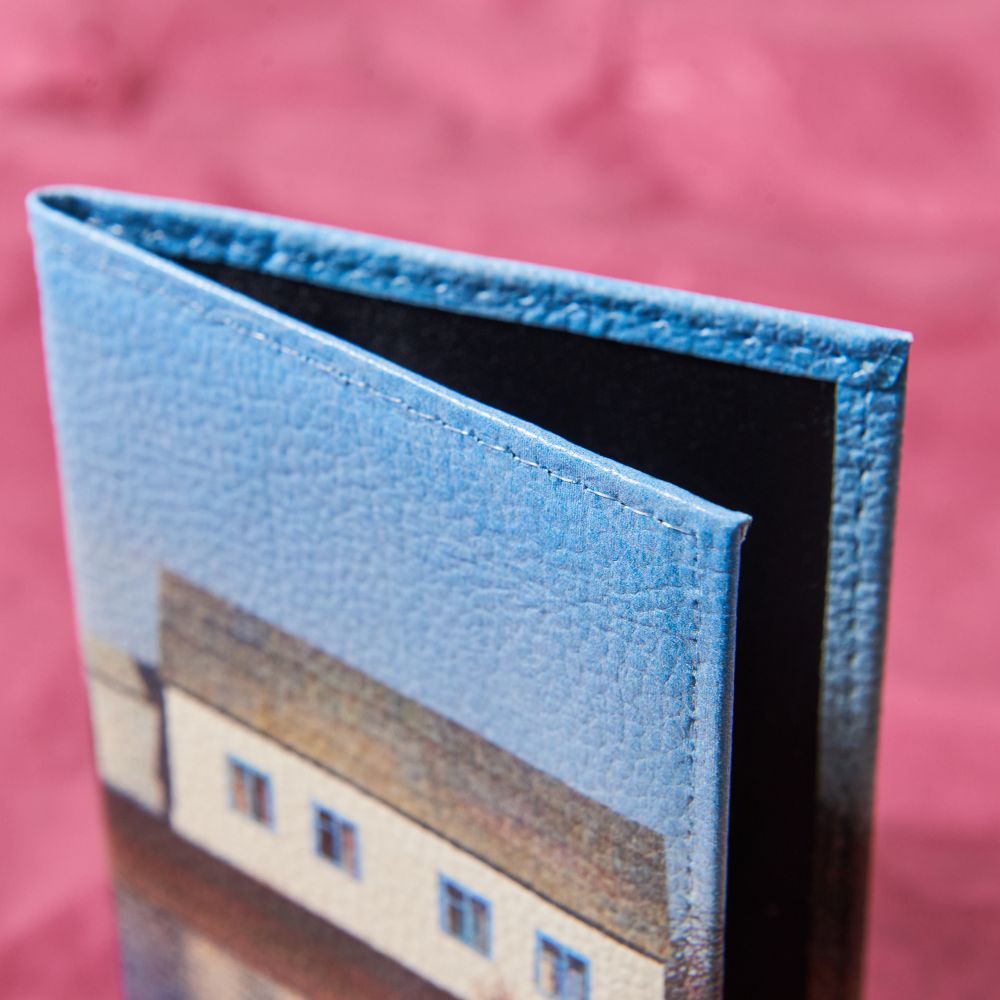 Обложка для паспорта "Дом", Валерий Шкарубо, натуральная кожа, разноцветный - 5