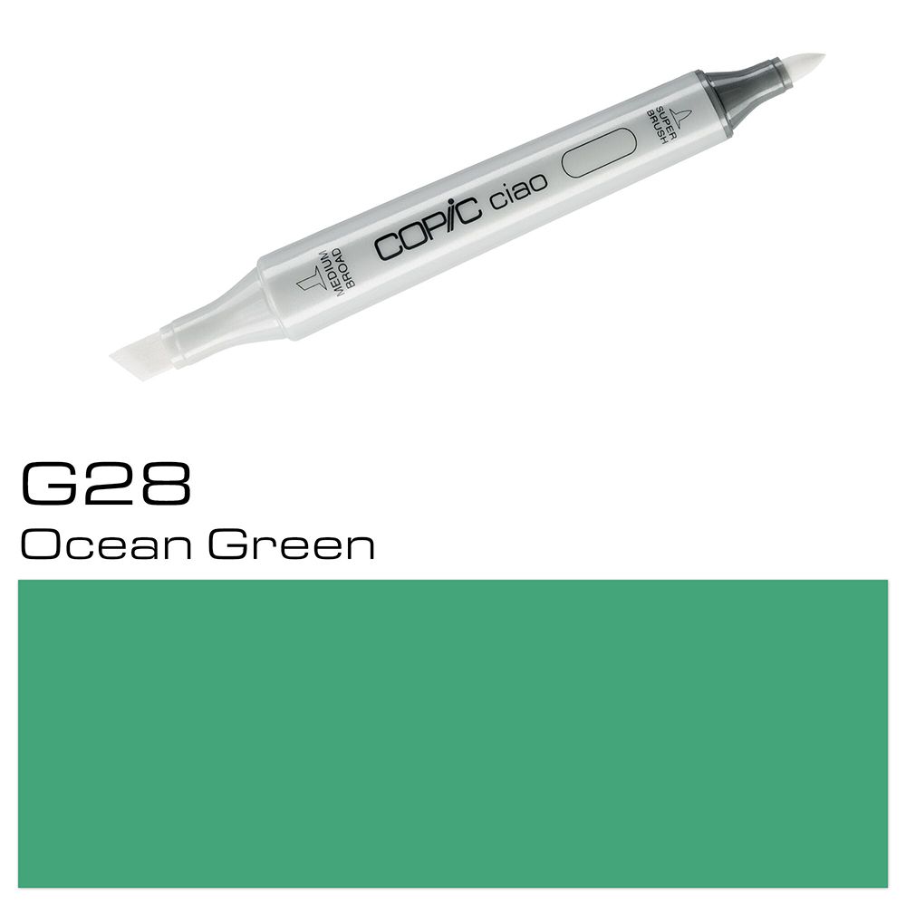 Маркер перманентный "Copic ciao", G-28 зеленый океан