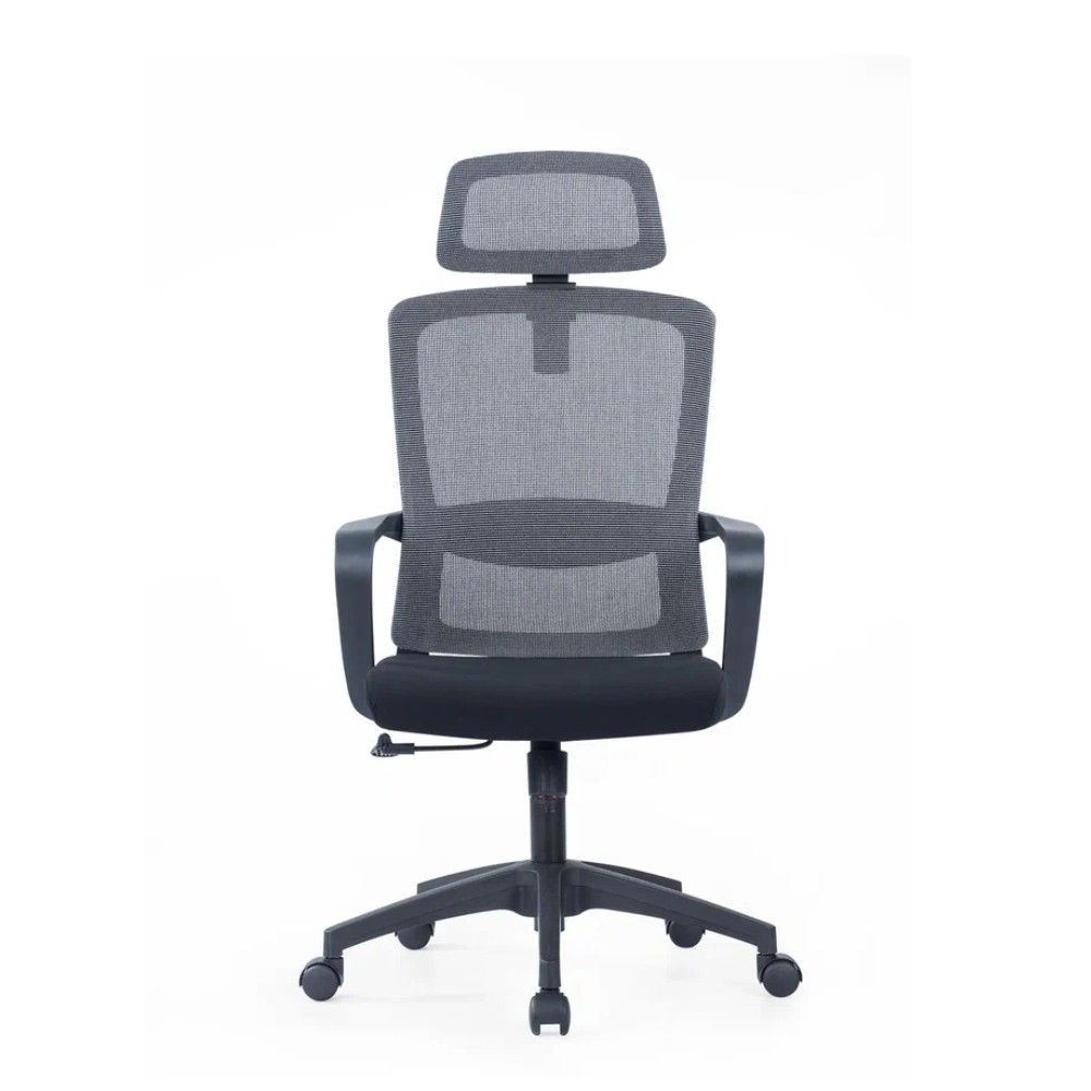 Кресло компьютерное SitZone U-060A, сетка, ткань, черный, пластик