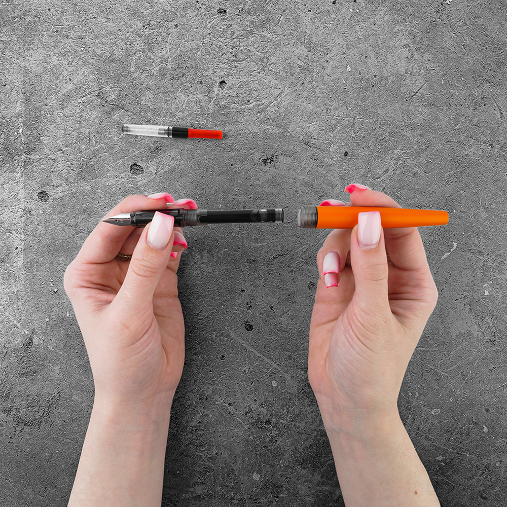 Картридж для перьевой ручки "Малевичъ", набор 15 шт, черный - 8