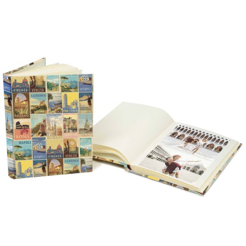 Альбом для фото "Bella Italia", 23х30 см, 60 страниц, голубой