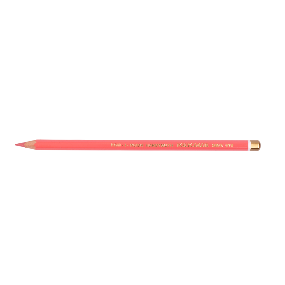 Карандаш цветной Koh-I-Noor "Polycolor 3800", 610 карминовый красный светлый