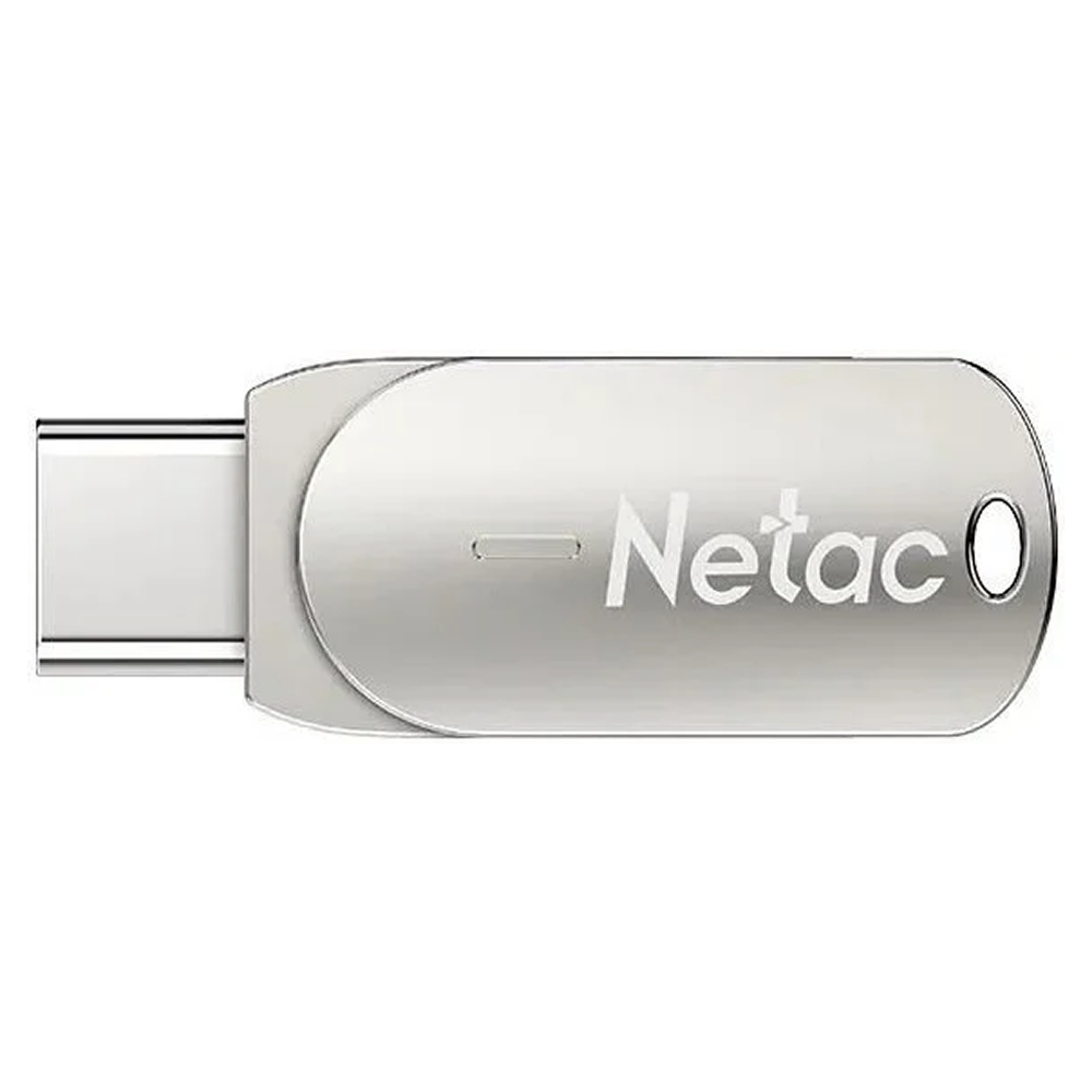 Карта памяти Netac USB Flash 3.2 + TypeC Dual, 32 Gb U785C, алюминиевый сплав