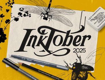 Подборка материалов для Inktober 2025