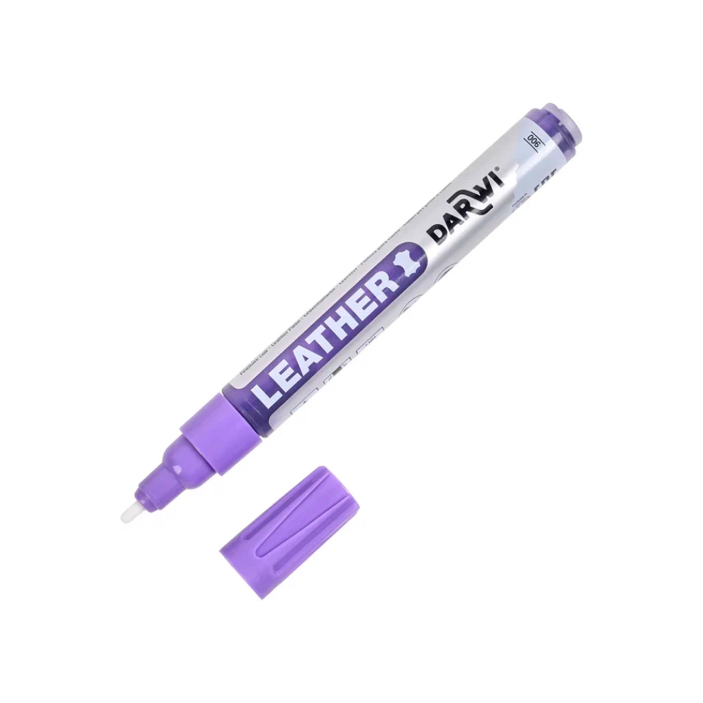 Маркер акриловый для кожи "Darwi" , 2 мм, фиолетовый