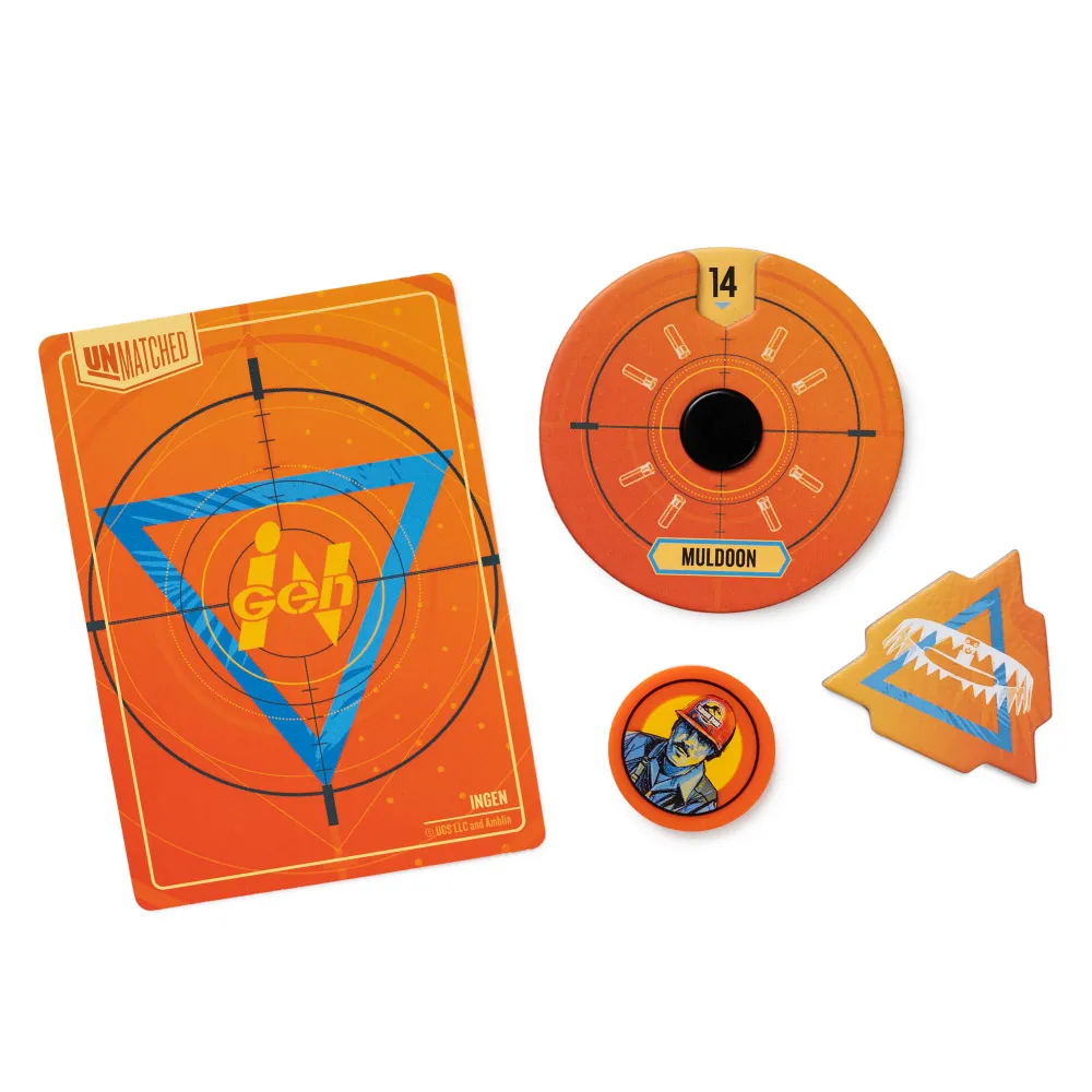 Игра настольная "Unmatched. Jurassic Park. InGen vs Raptors + русские правила" - 3