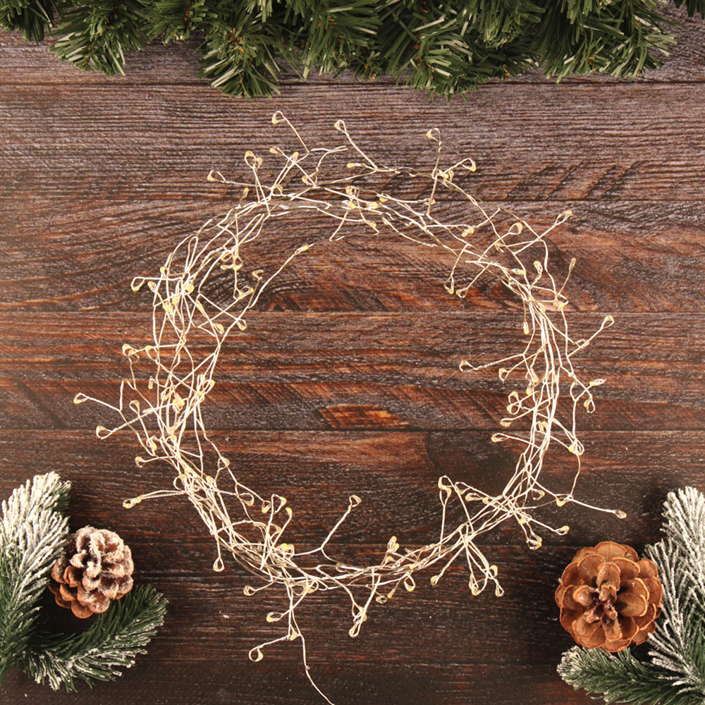 Гирлянда электрическая LED "Нить", 4 м, тепло-белый - 3