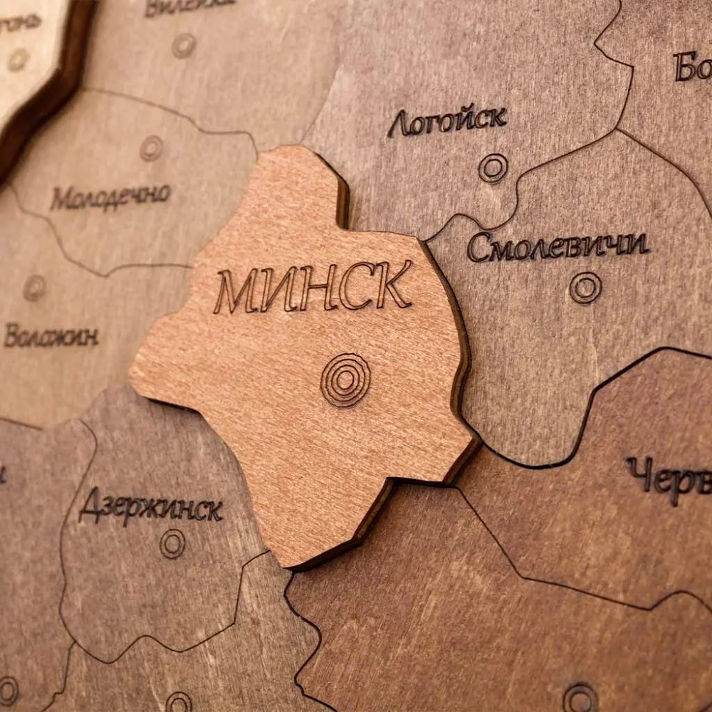 Декор на стену "Карта Беларуси" 