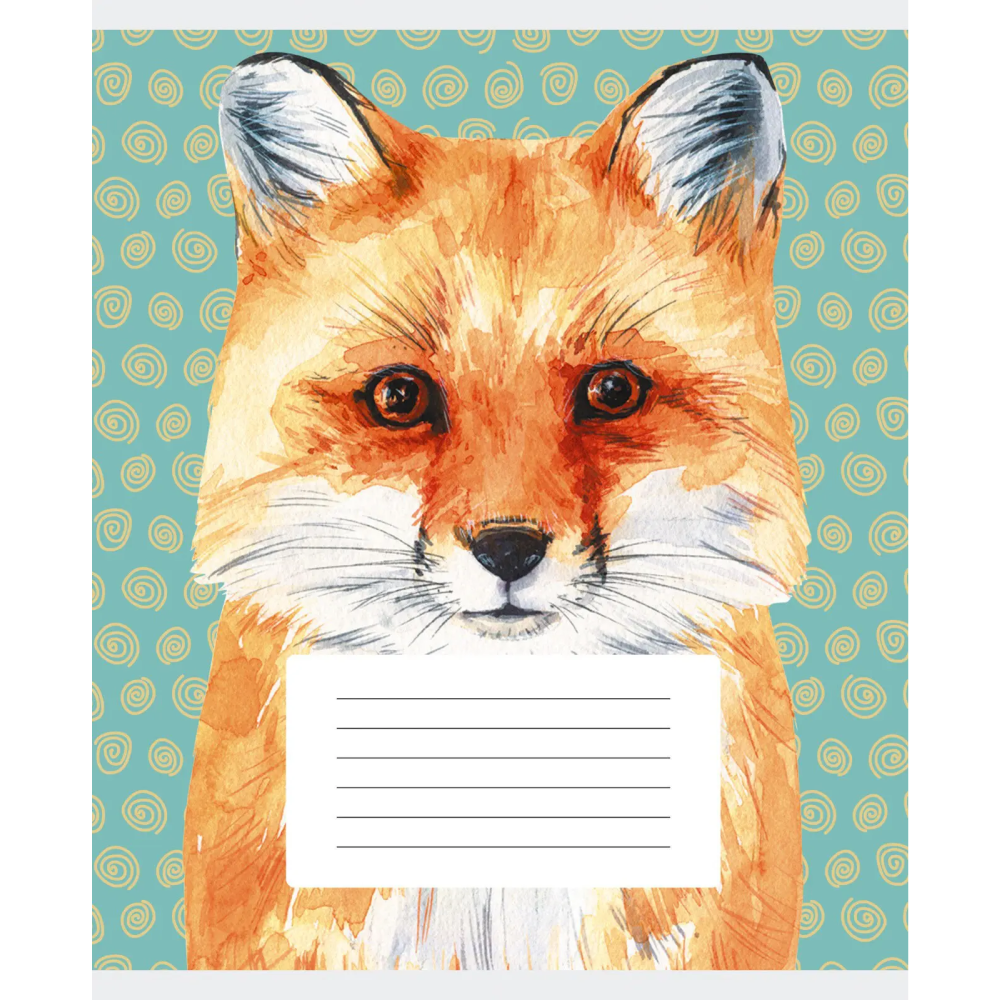 Тетрадь "Зверята", А5, 24 листов, клетка, ассорти  - 3