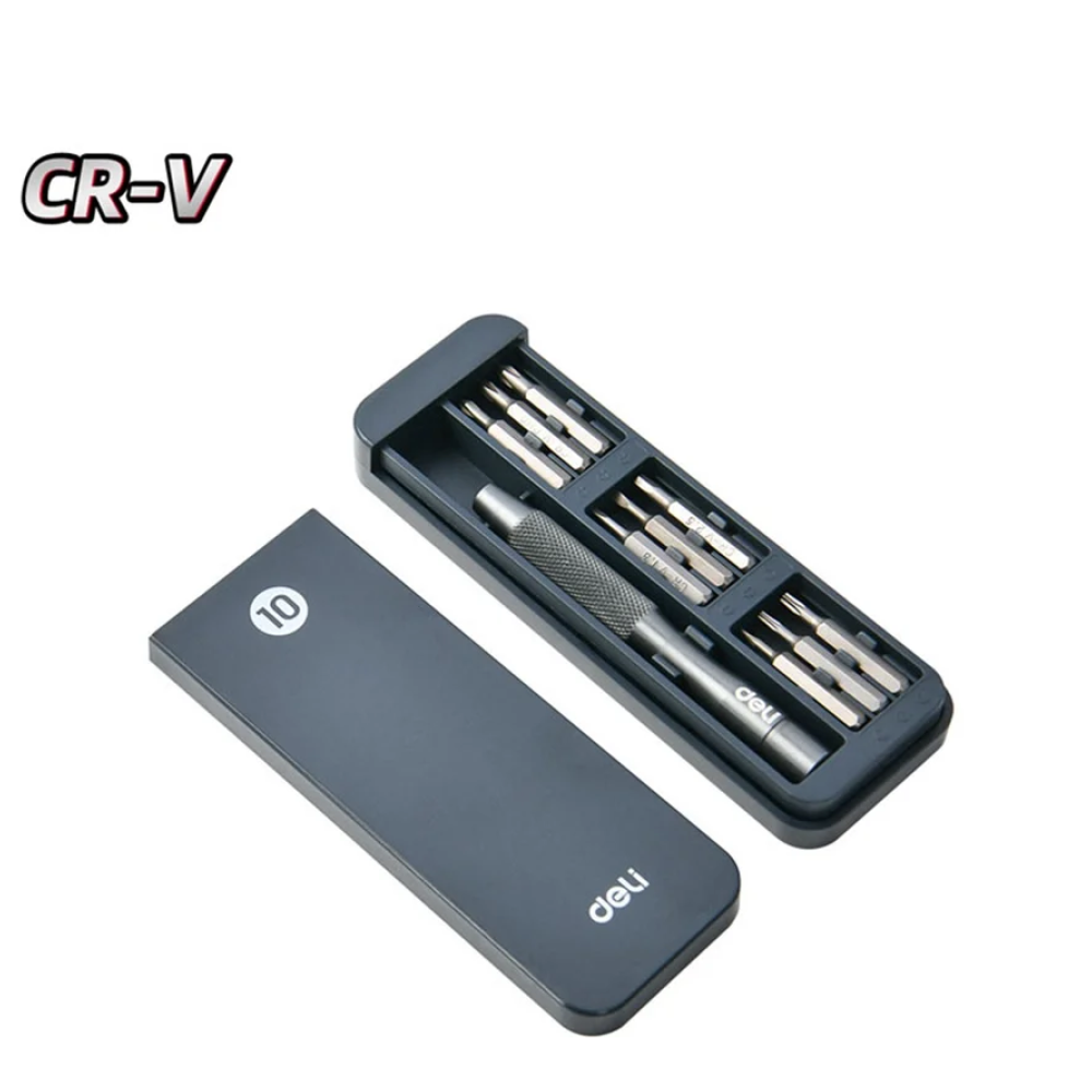 Набор прецизионных отверток Deli YS EDL241010J, 10 шт., кейс - 2