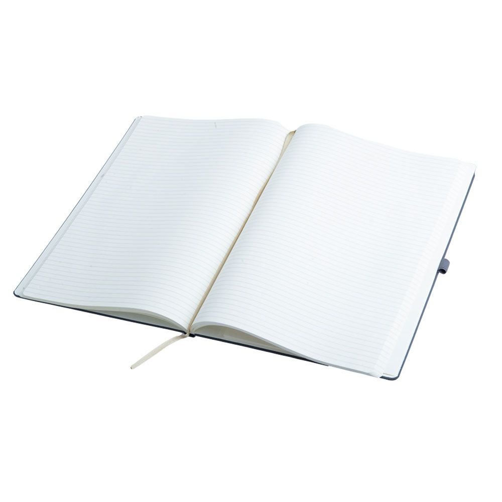 Блокнот "Matra" на резинке, А4, 88 листов, линейка, антрацит - 2