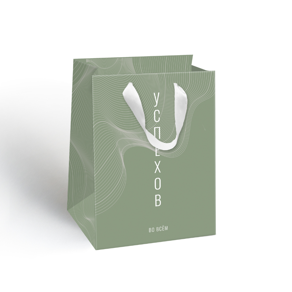 Пакет бумажный подарочный "Country", 11.4х14.6х6.4 см, ассорти