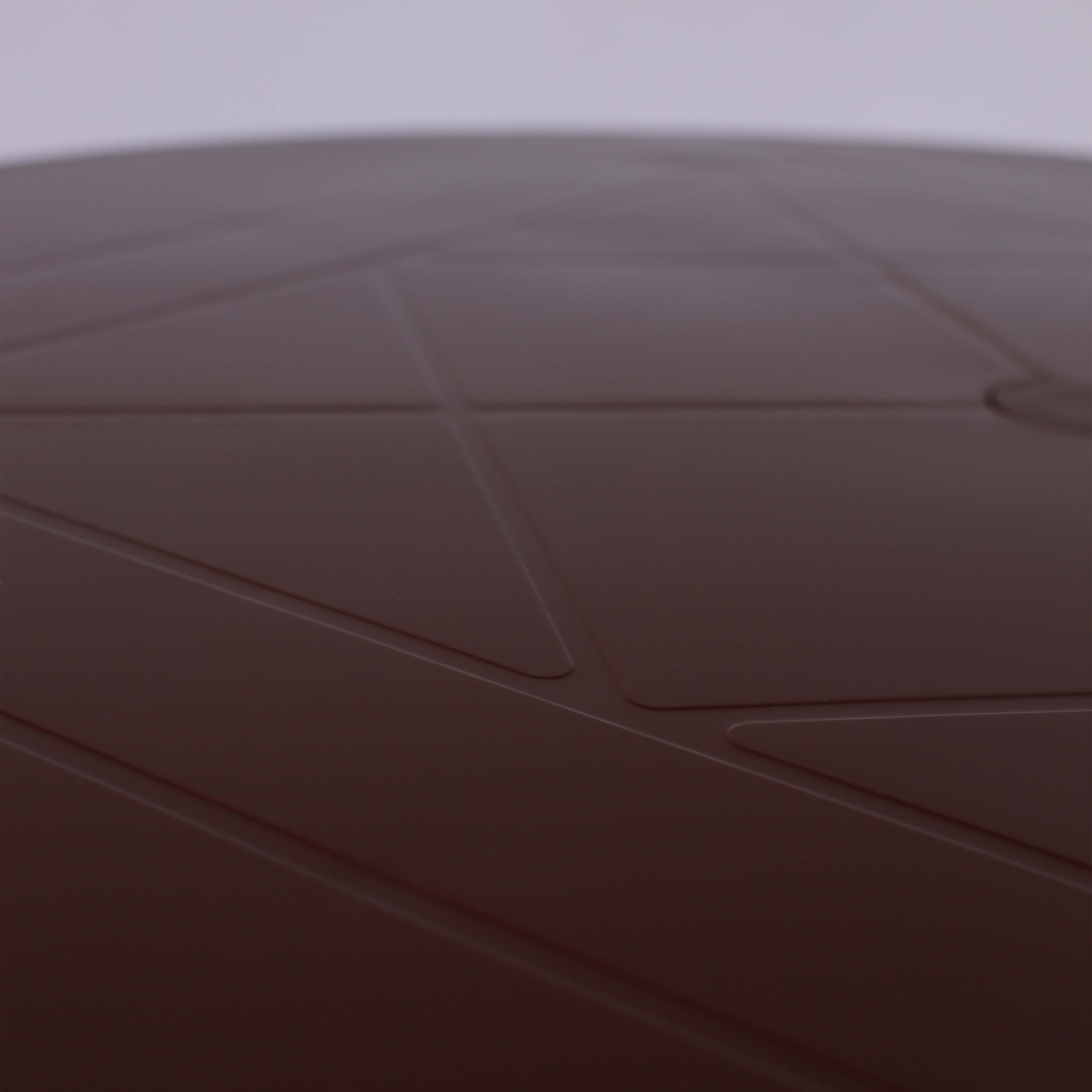 Стол круглый, 900х900х710 мм, пластик, шоколадный - 5