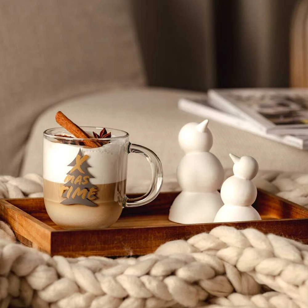 Кружка стеклянная "Silenzio X-Max Time", 400 мл, прозрачный