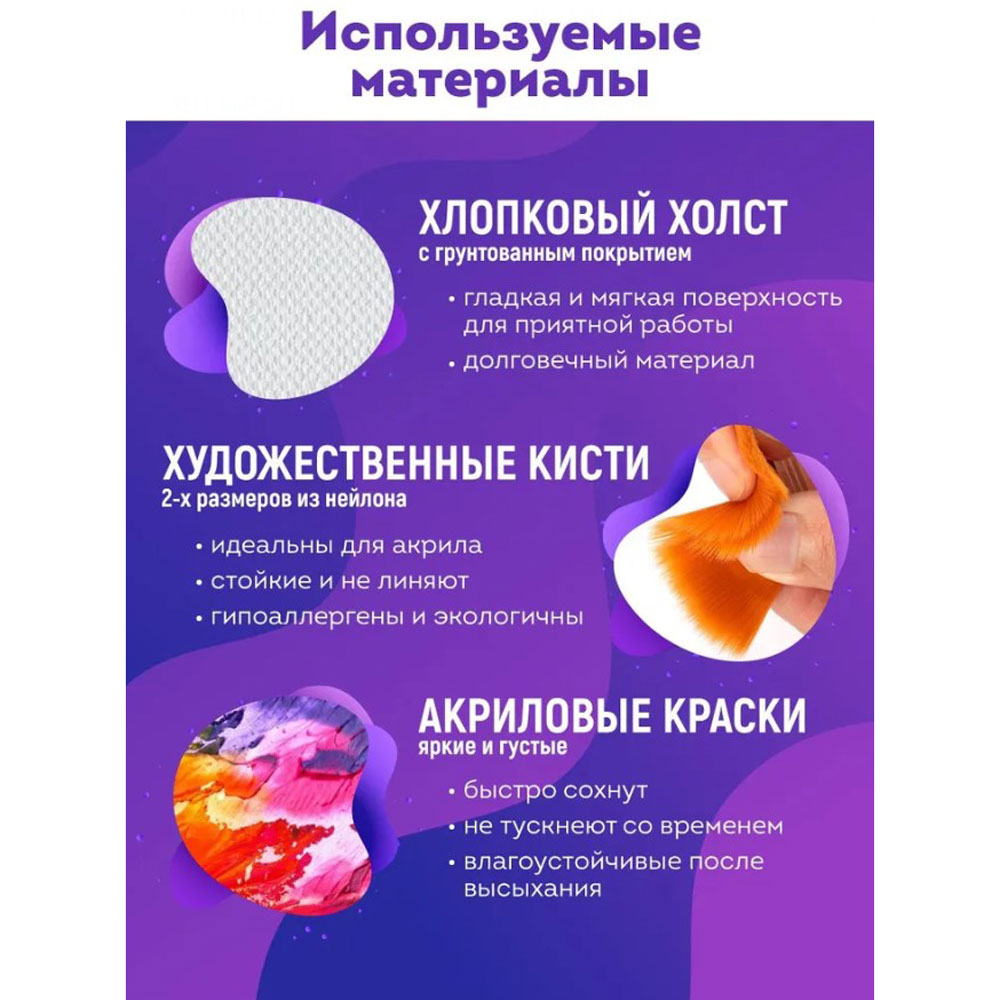 Картина по номерам "Город на побережье" - 2