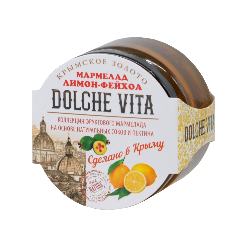 Мармелад "Dolce Vitа", 285 гр, лимон-фейхоа