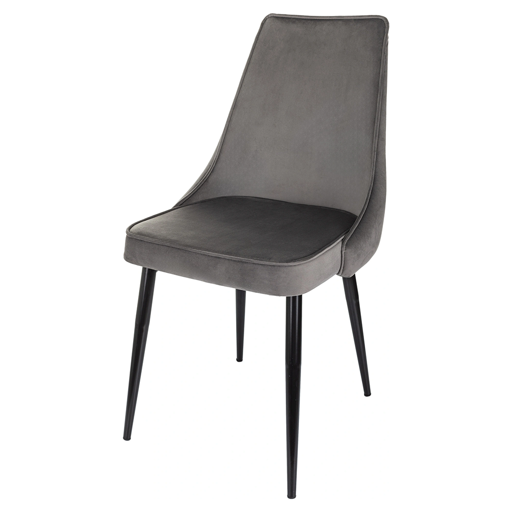 Стул Бюрократ "CH-K4_2", ткань, темно-серый, металл,  комплект 2 штуки - 4