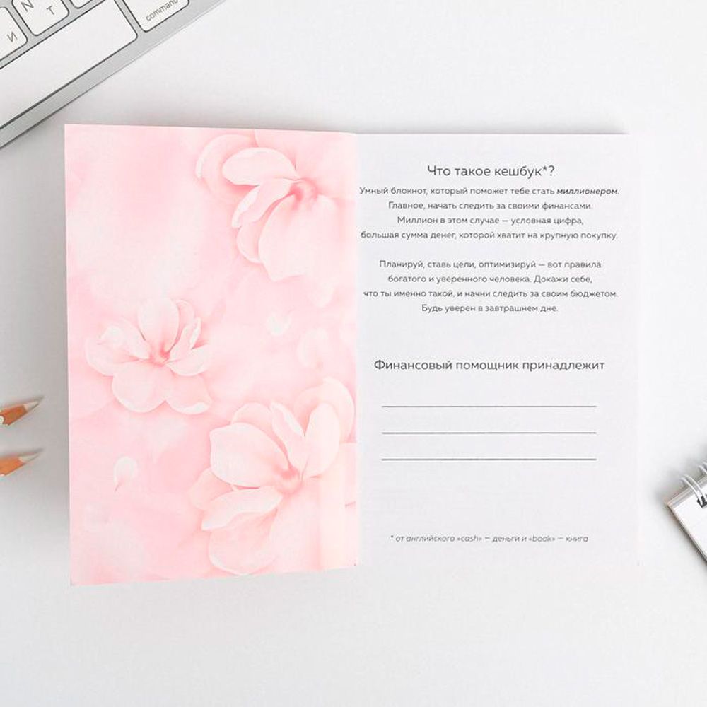 Блокнот для планирования финансов "Мечтай, действуй", А6, 68 листов, розовый - 3
