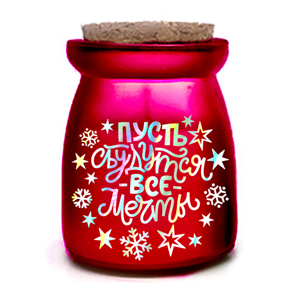 Свеча декоративная ароматизированная "Голография яркая", ассорти - 9