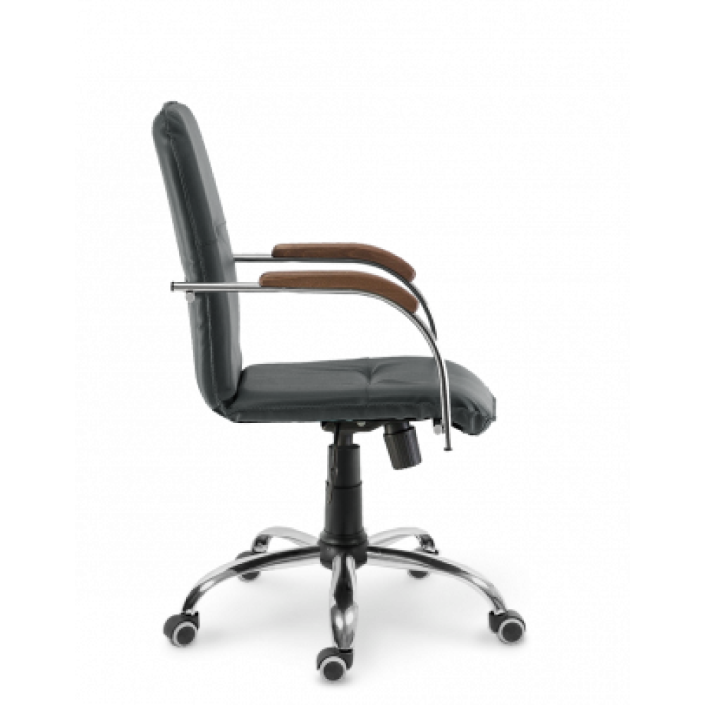 Кресло для персонала EVERPROF "Самба СН", кожзам, черный - 3