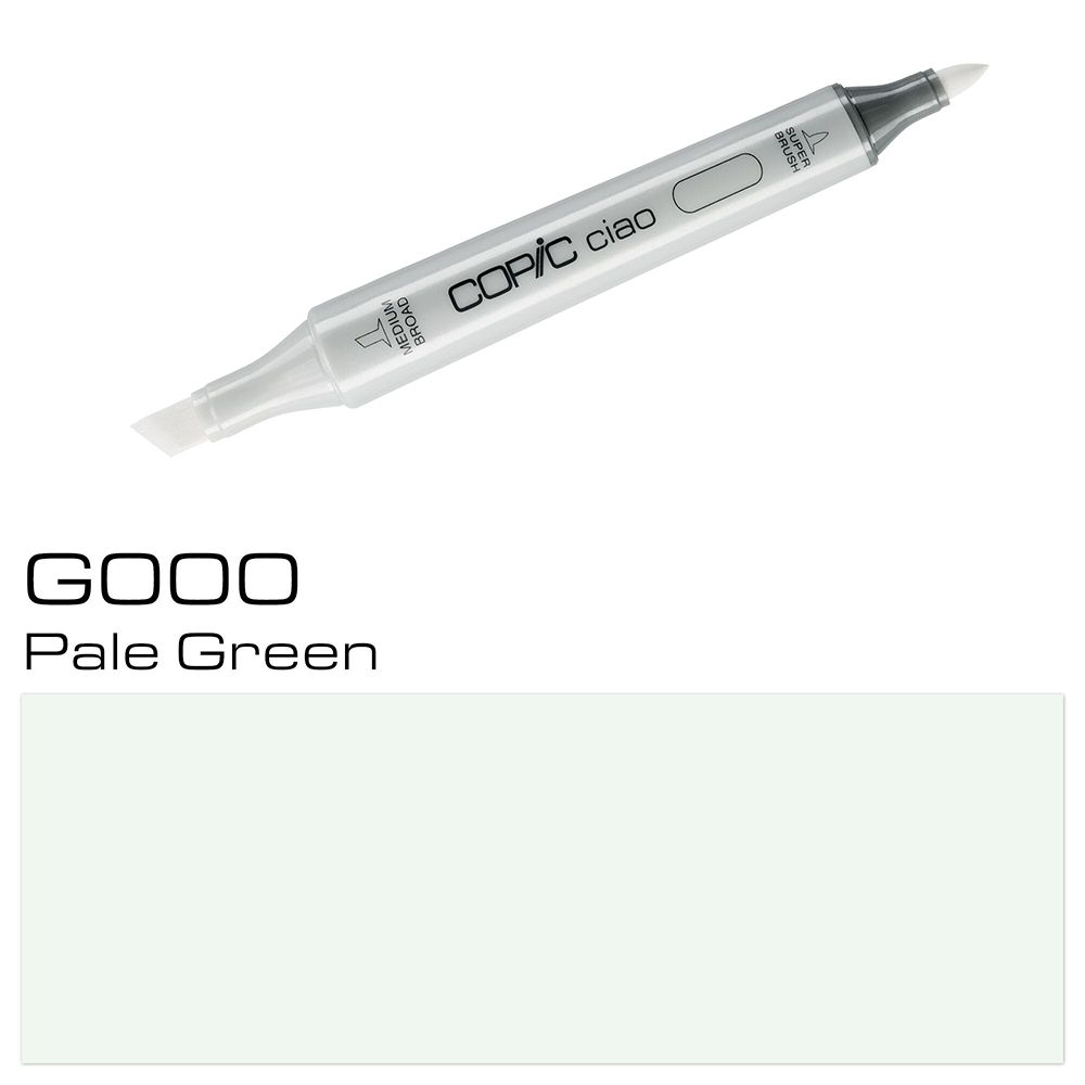 Маркер перманентный "Copic ciao", G-000 бледный зеленый