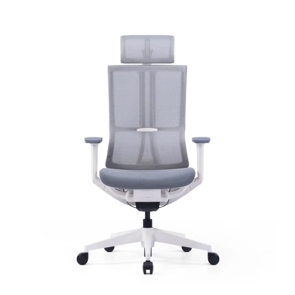 Кресло для руководителя SitZone E-303-001A-P1-WH сетка, серый, -30%